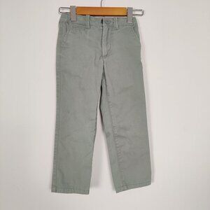 Baby GAP Boys Pants Size 5 Years Toddler Mint Gray 100% Cotton Khaki Casual